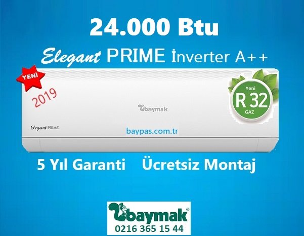 Elegant Prime 24 İnverter klima